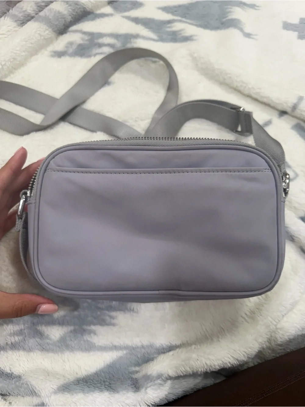 lululemon crossbody camera Gray Bag